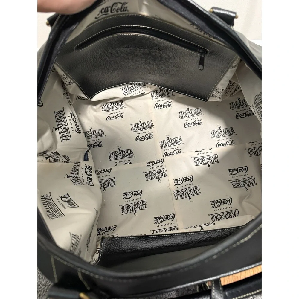 Barrington Leather Duffle Tour Championship By Coca-Cola Black Golf Travel